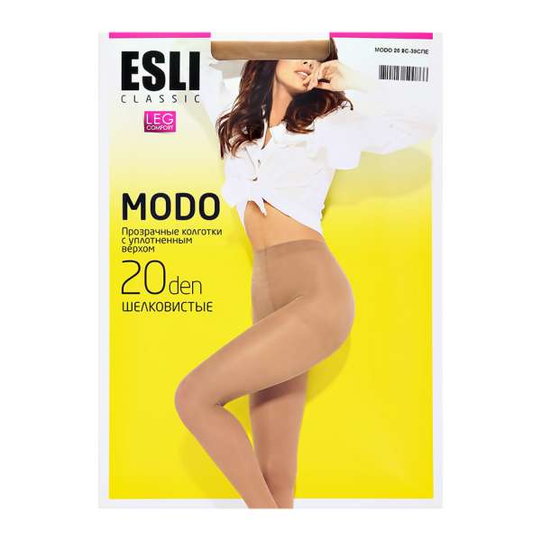 Колготки женские `ESLI` MODO 20 den (melone) p-p 4