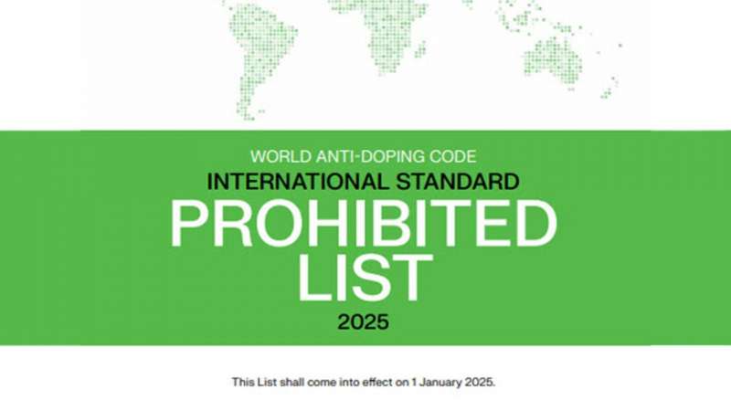 WADA опубликовало список запрещенных веществ на 2025 год